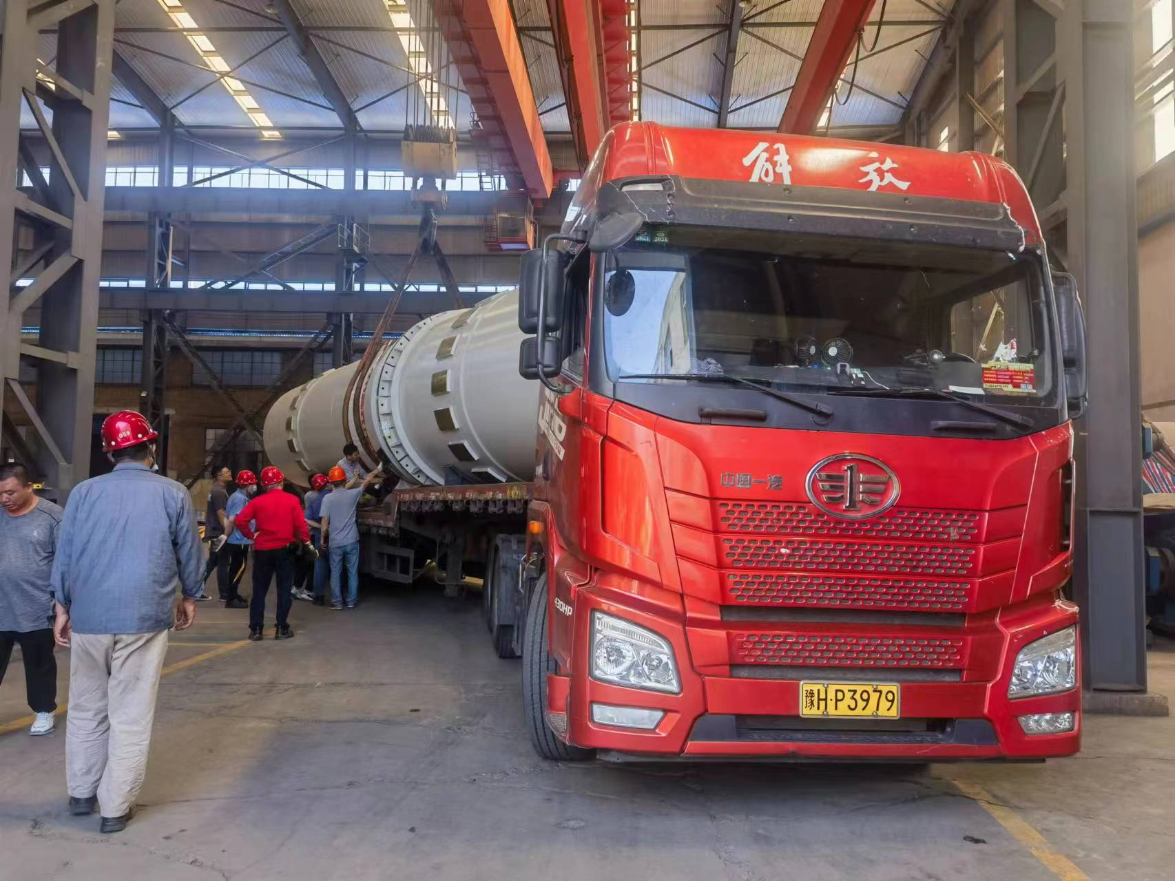 Smooth Delivery of Rotary Cooler Shell Exported to Indonesia